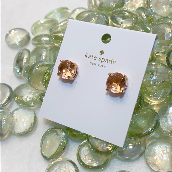 kate spade Jewelry - kate spade LIGHT PEACH STUD EARRINGS